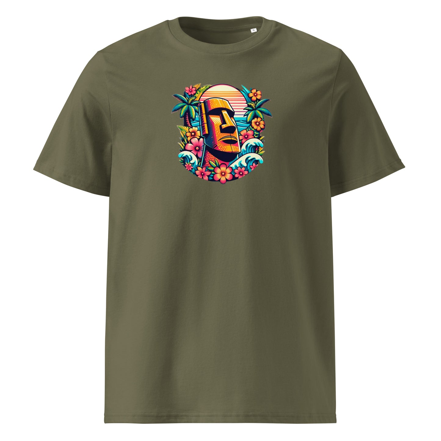 Camiseta algodón orgánico Moai