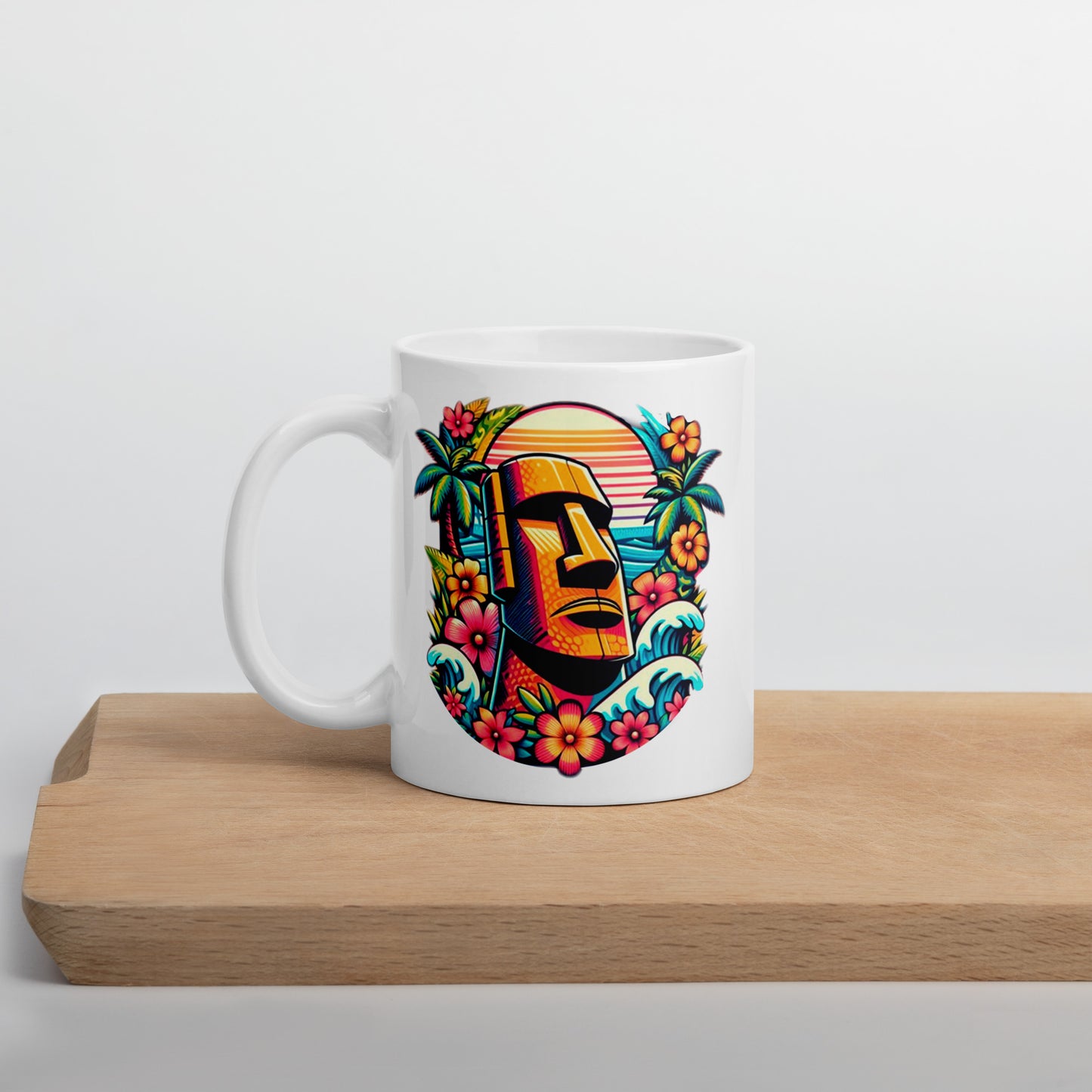 Taza Moai